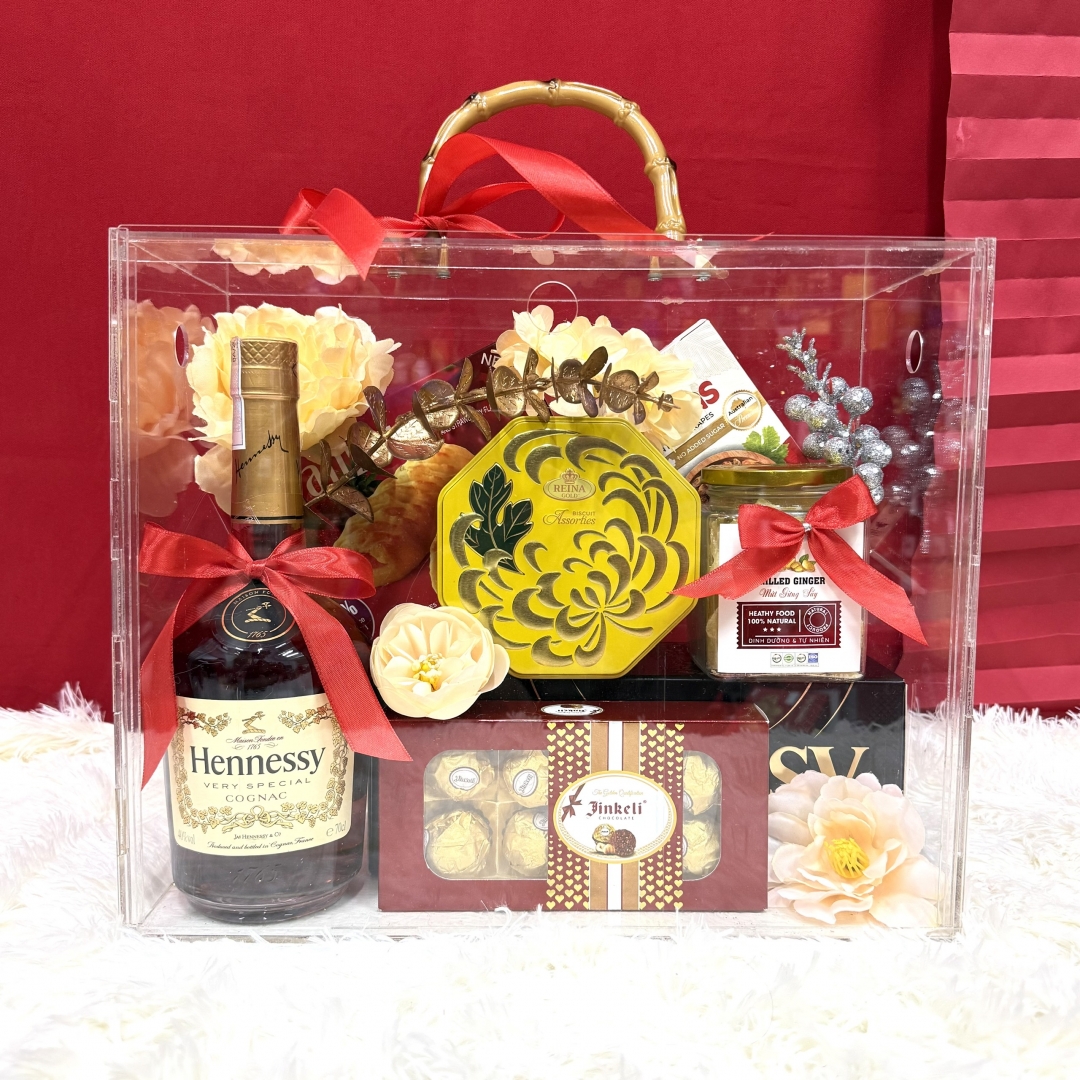 Hộp quà tết Hộp Mica Xuân 2026 - H1305