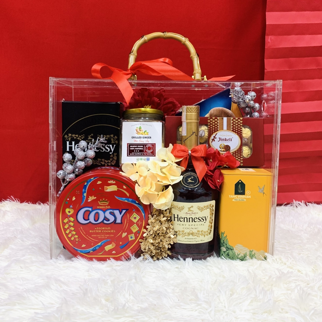 Hộp quà tết Hộp Mica Xuân 2026 - H1335