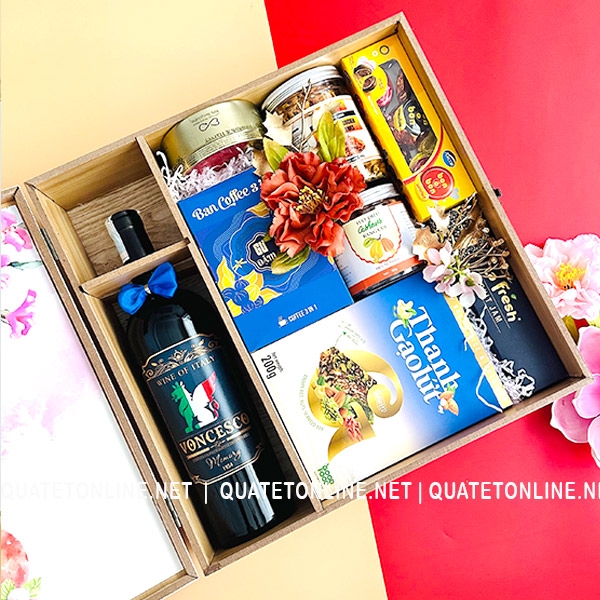 Hộp Quà Tết Gỗ 2024 - GCC790