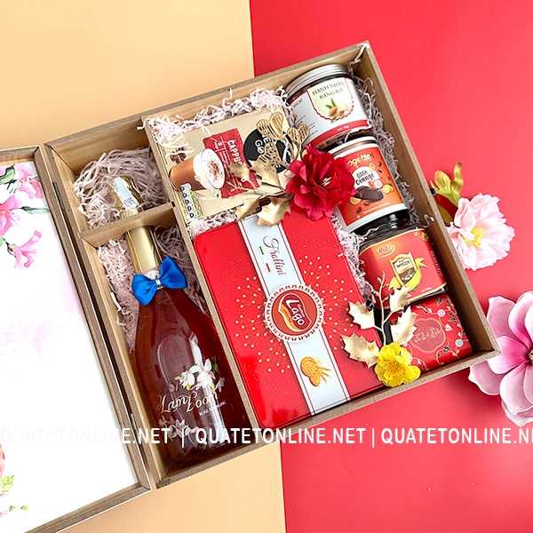 Hộp Quà Tết Gỗ 2024 - GCC960