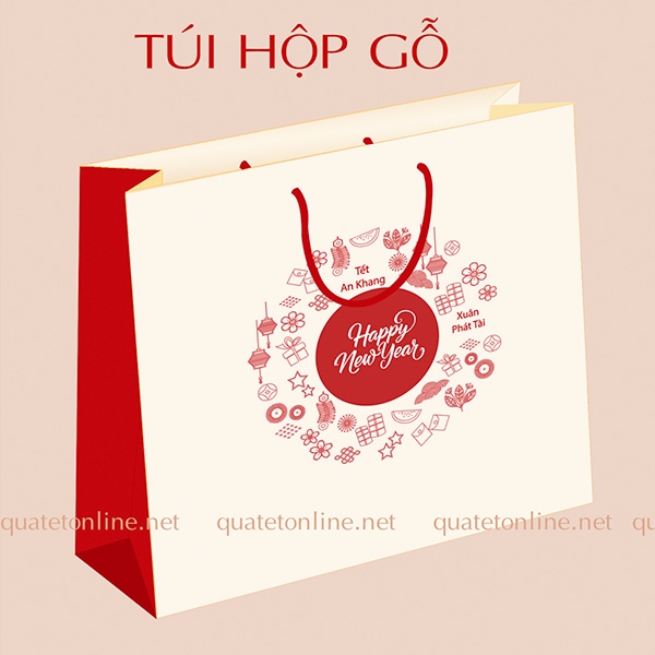 Hộp Quà Tết Gỗ Thông Xuân 2026 - HG760