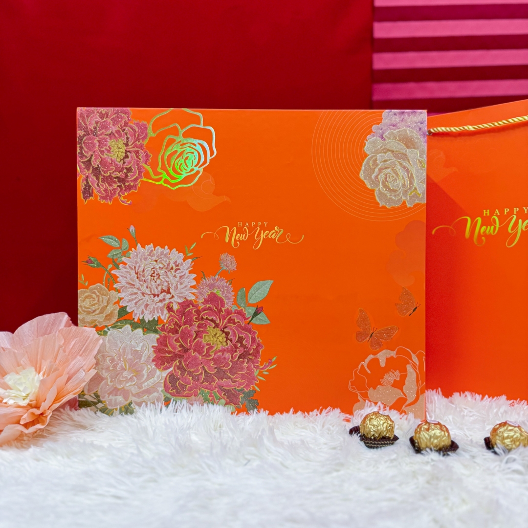 Hộp quà tết Hộp Mẫu Đơn 2026 - HMD350