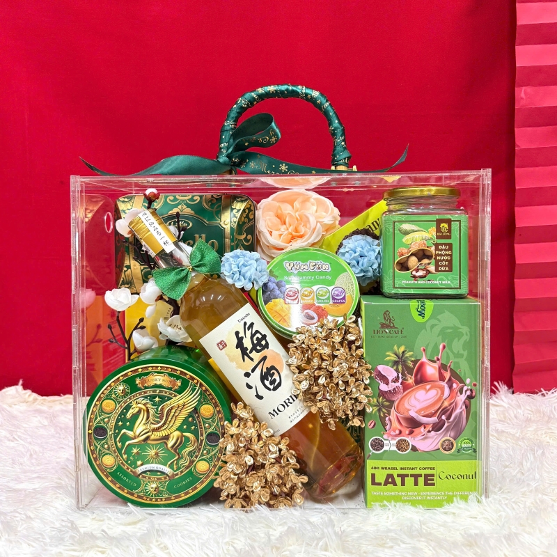Hộp quà tết Hộp Mica Xuân 2026 - H780