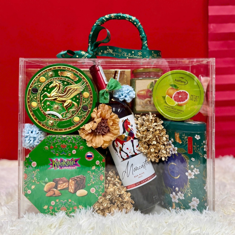 Hộp quà tết Hộp Mica Xuân 2026 - H992